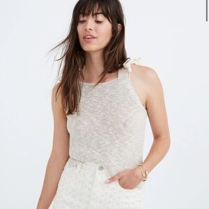 Madewell HighgateTie Strap Sweater Tank